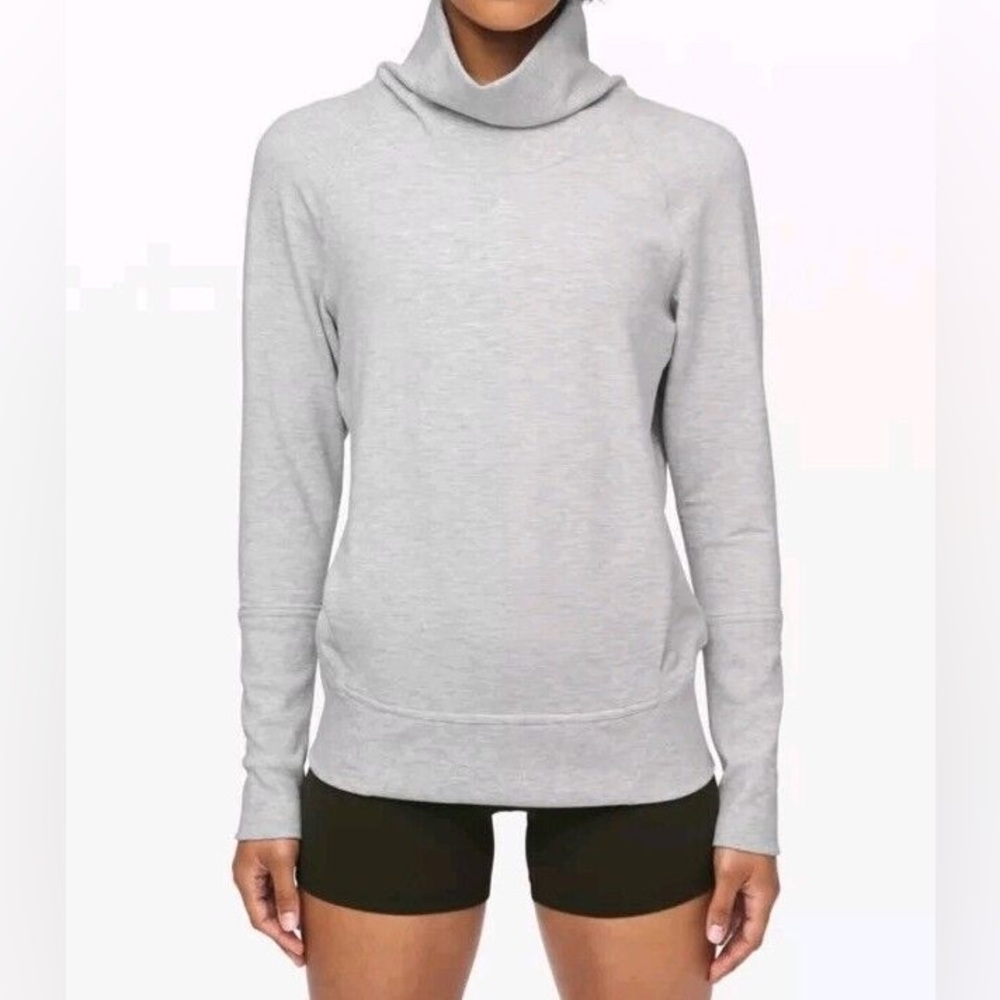 lululemon athletica Gray Turtleneck Sweater
